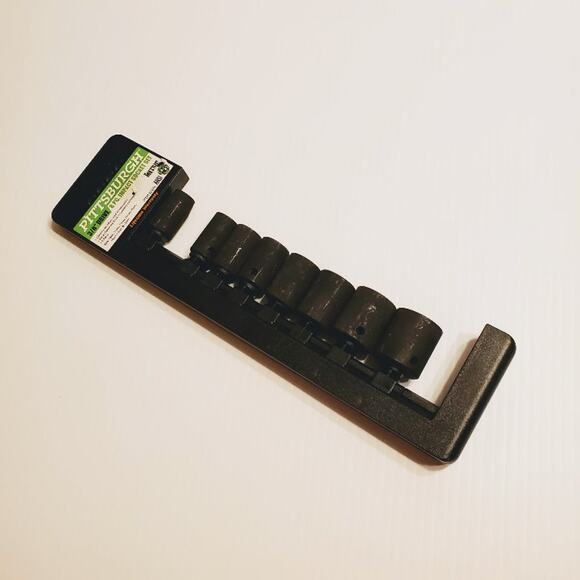 Pittsburgh 8pc Piece 3/8" Drive Metric Impact Swivel Socket Set - Picture 1 of 12